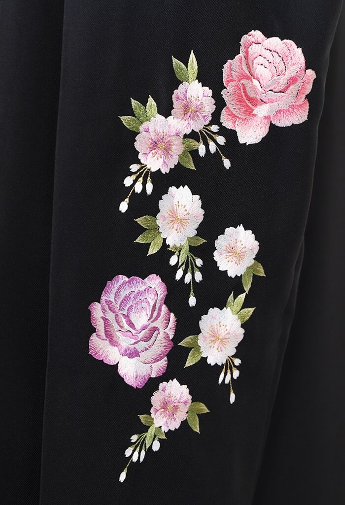 着物晴着子供用ピンク 花柄刺繍 サテン 訪問着＊袷着物 金糸刺繍 花模様 フォーマル ピンク 正絹 11HM11
