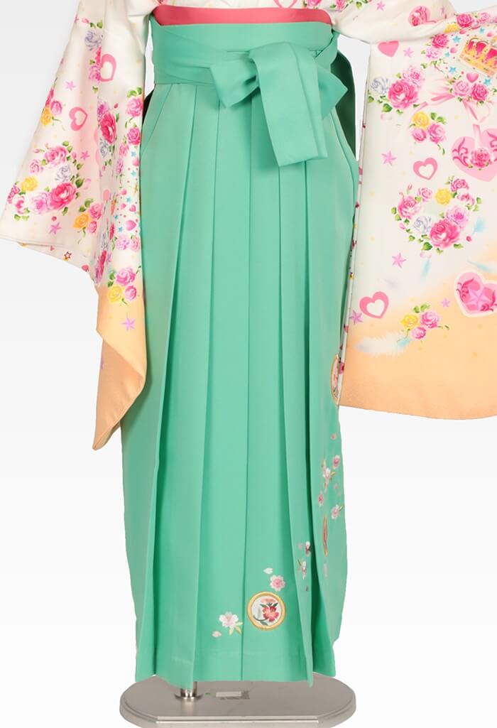 綿麻着物✴︎ミントグリーン 新品浴衣 綿麻 浅葱色 麻の葉 - からん::アンティーク着物