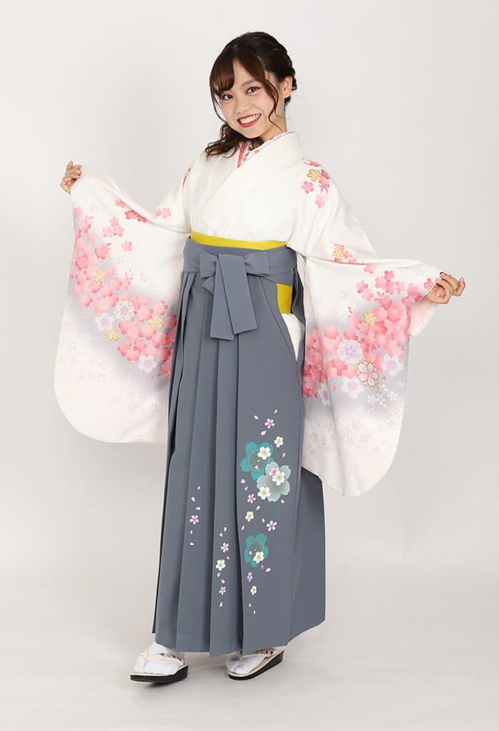 CC送料込み 袴セット桜薄青着物×桃色袴 [B2]120㎝【M3655】 楽天市場】【レンタル】卒業式 袴 レンタル 女 フルセット 女性